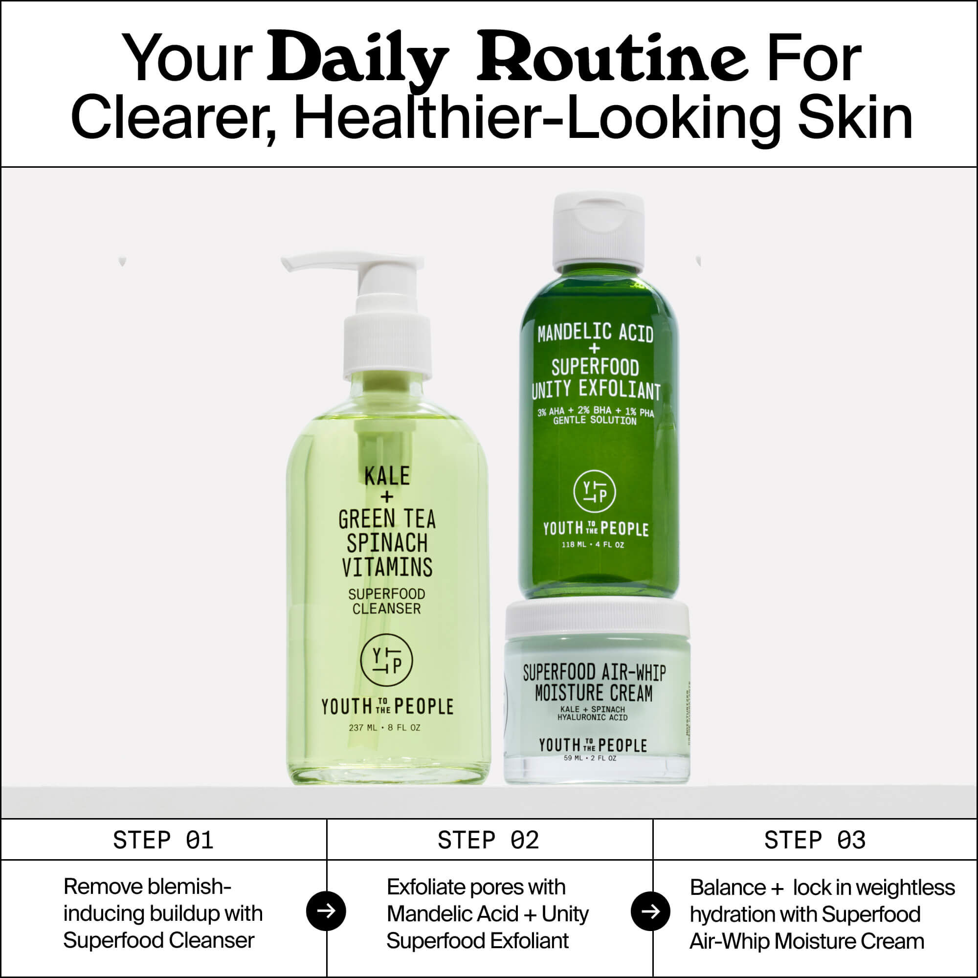 Superfood Kale Cleanser Face Cleanser Youth To The People UK